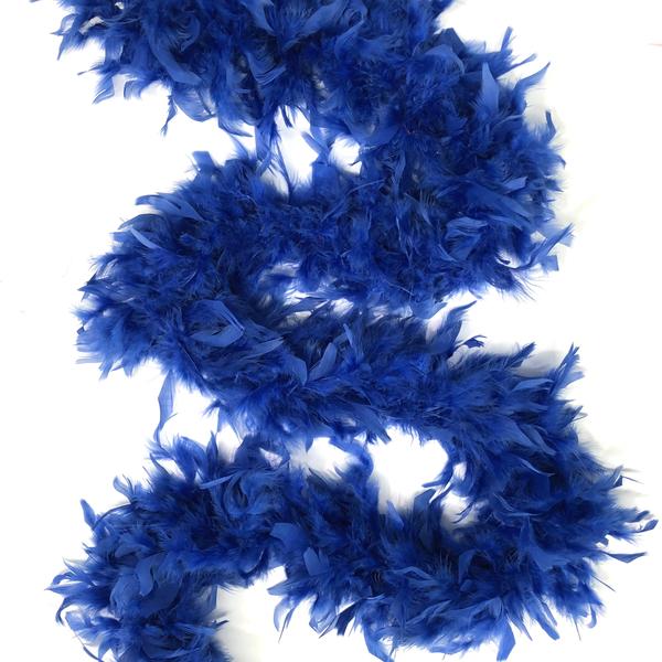 (image for) Deluxe Feather Boa - Dark Blue - Click Image to Close